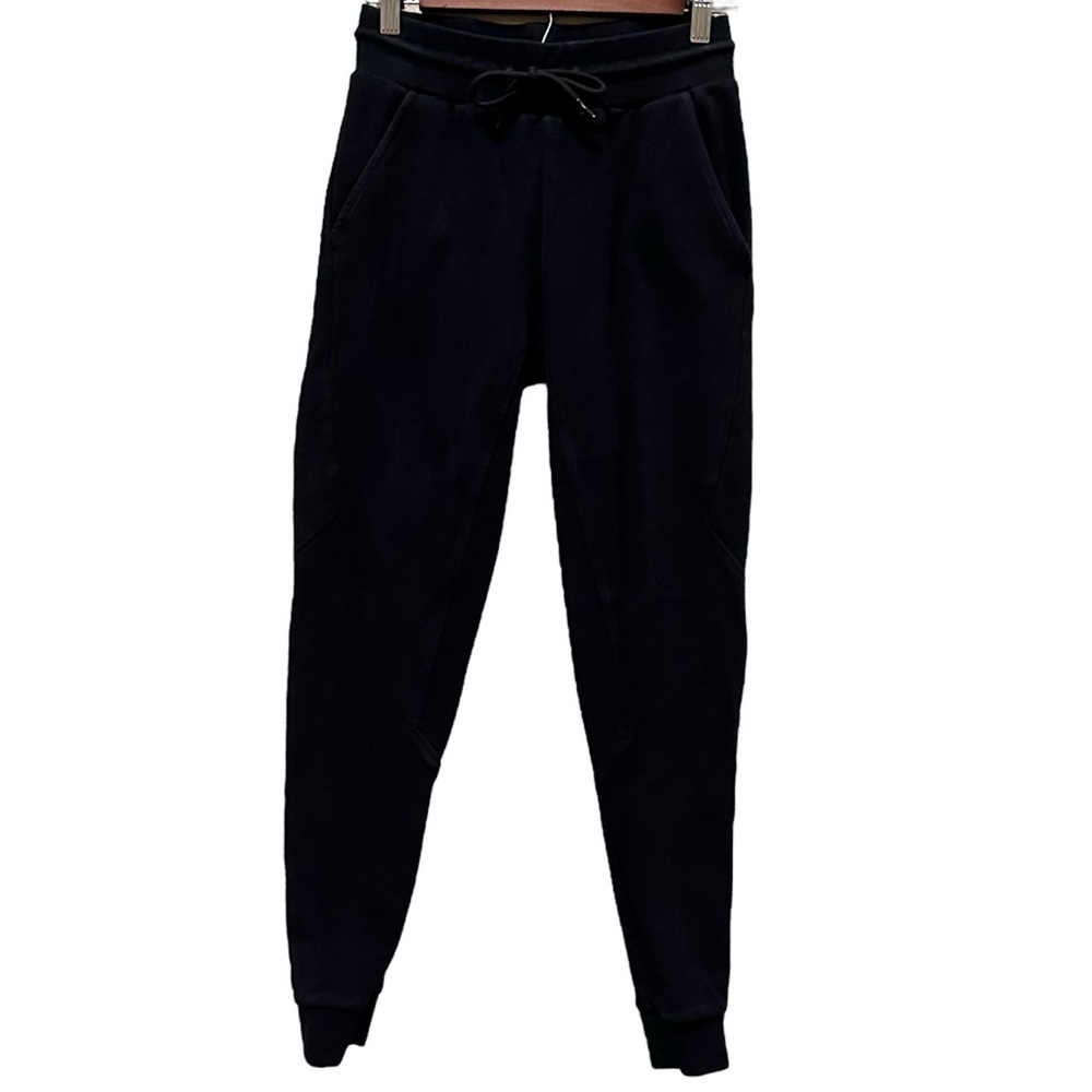 Alphalete Jogger Pants Women's Small Black Pockets Drawstring Cotton Athleisure